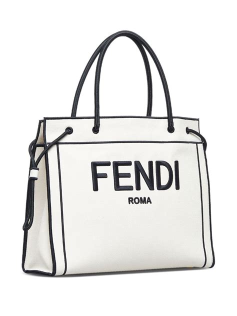 fendi roma blue bag|Fendi roma tote bag price.